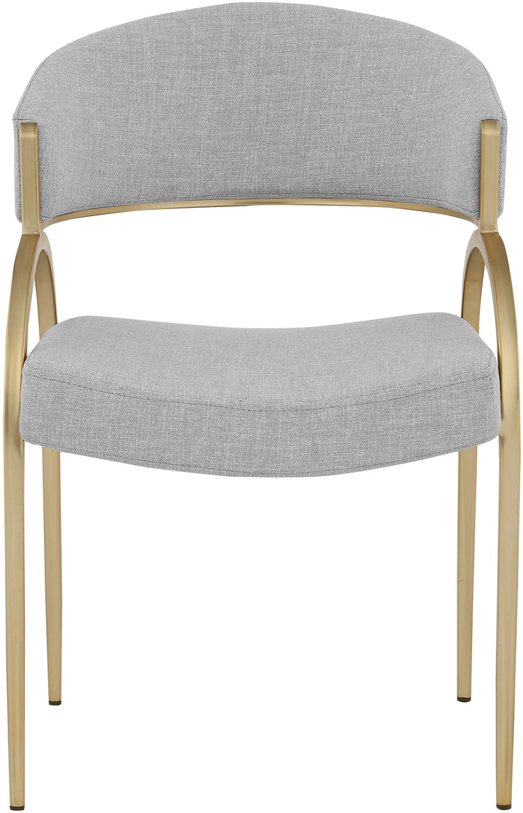 Meridian Furniture - Privet - Dining Chair Set - Gold Base - 5th Avenue Furniture