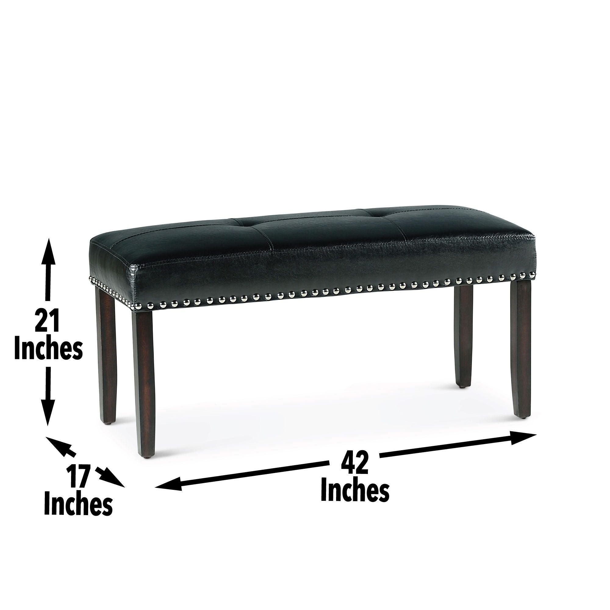 Steve Silver Furniture - Westby - Dining Bench - Black - 5th Avenue Furniture