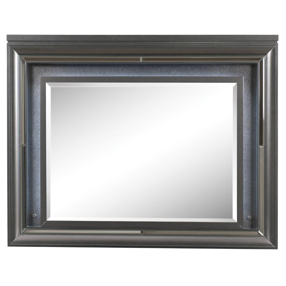 ACME - Sawyer - Mirror - Metallic Gray - 5th Avenue Furniture