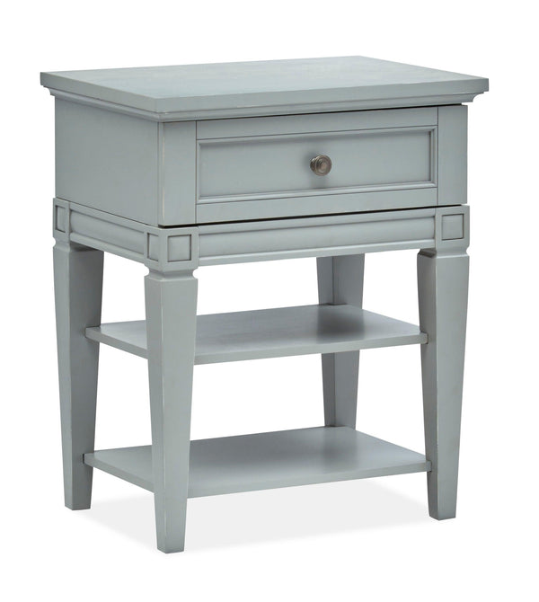 Magnussen Furniture - Glenbrook - Open Nightstand - Pebble - 5th Avenue Furniture