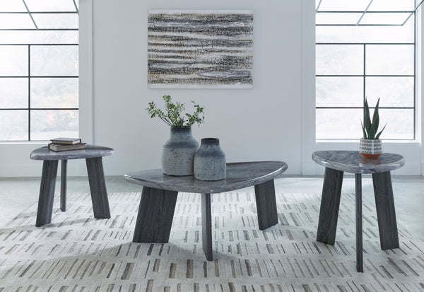 Bluebond - Gray - Occasional Table Set (Set of 3) - 5th Avenue Furniture
