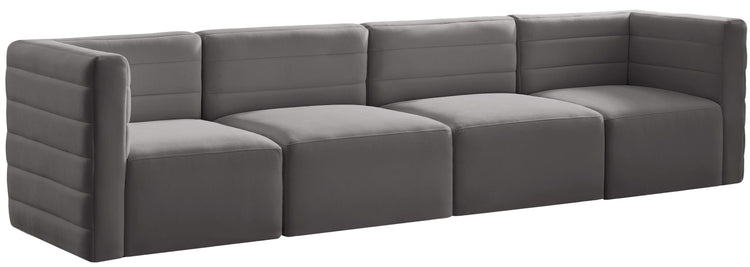 Meridian Furniture - Quincy - Modular 4 Seat Sofa - 5th Avenue Furniture