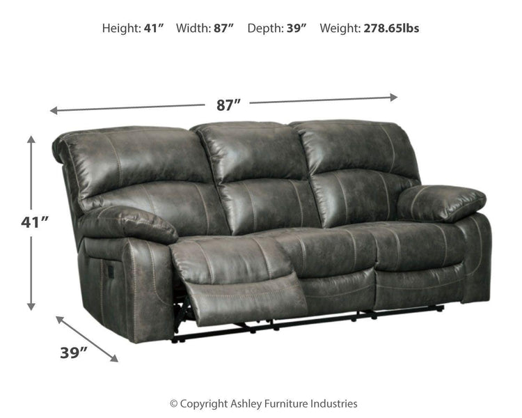 Ashley Furniture - Dunwell - Power Reclining Sofa - 5th Avenue Furniture