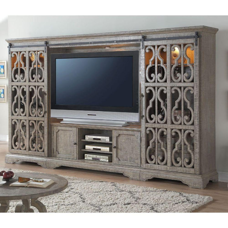 ACME - Artesia - Entertainment Center - Salvaged Natural - 5th Avenue Furniture