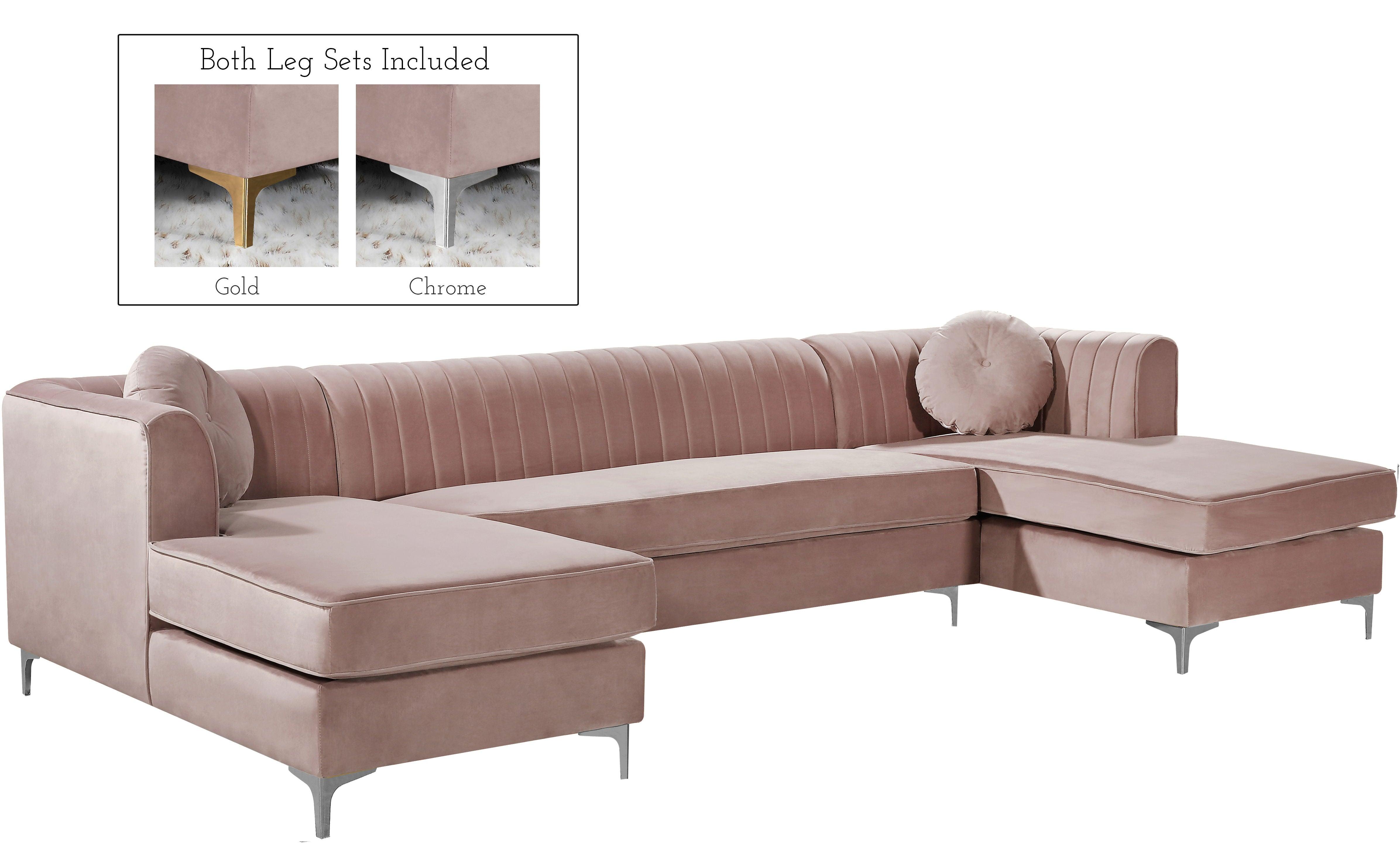 Meridian Furniture - Graham - 3 Piece Sectional - 5th Avenue Furniture