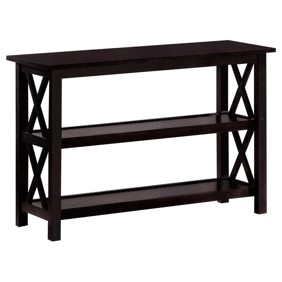 CoasterEssence - Rachelle - Sofa Table With 2-Shelf - Deep Merlot - 5th Avenue Furniture