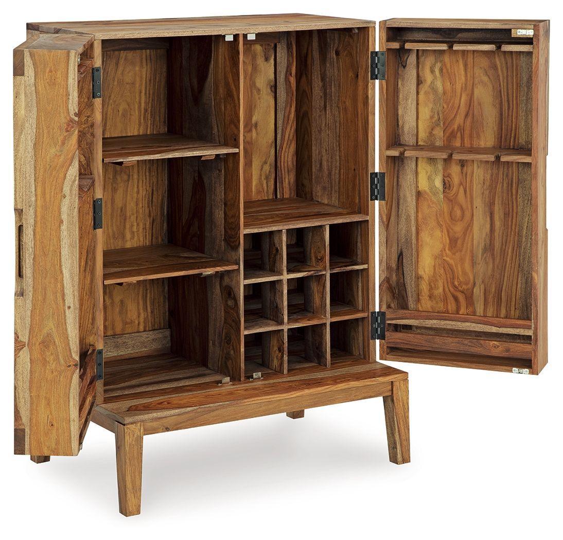 Signature Design by Ashley® - Dressonni - Brown - Bar Cabinet - 5th Avenue Furniture