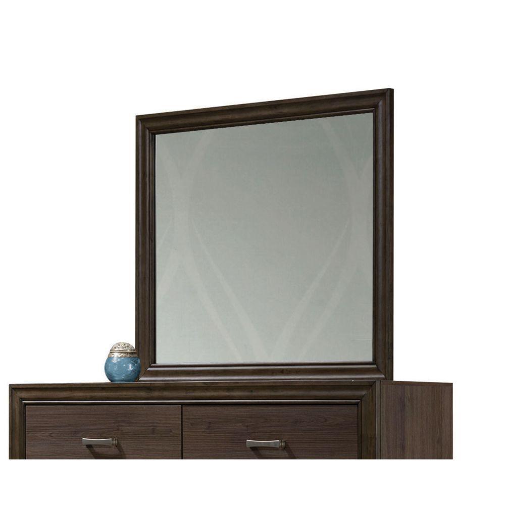 ACME - Cyrille - Mirror - Walnut - 5th Avenue Furniture