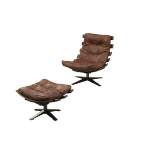 ACME - Gandy - 2Pc Pk Chair & Ottoman - 5th Avenue Furniture