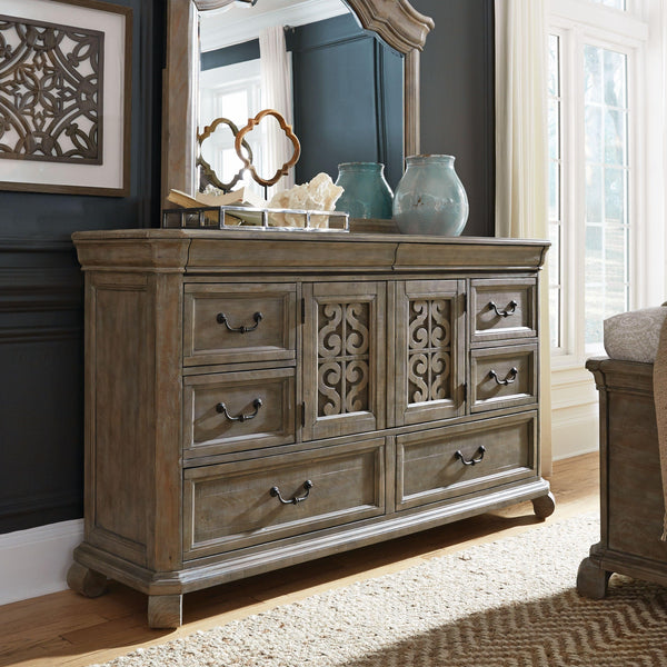 Magnussen Furniture - Tinley Park - Drawer Dresser - Dove Tail Grey - 5th Avenue Furniture