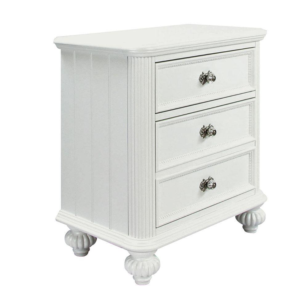 ACME - Athena - Nightstand - White - 5th Avenue Furniture