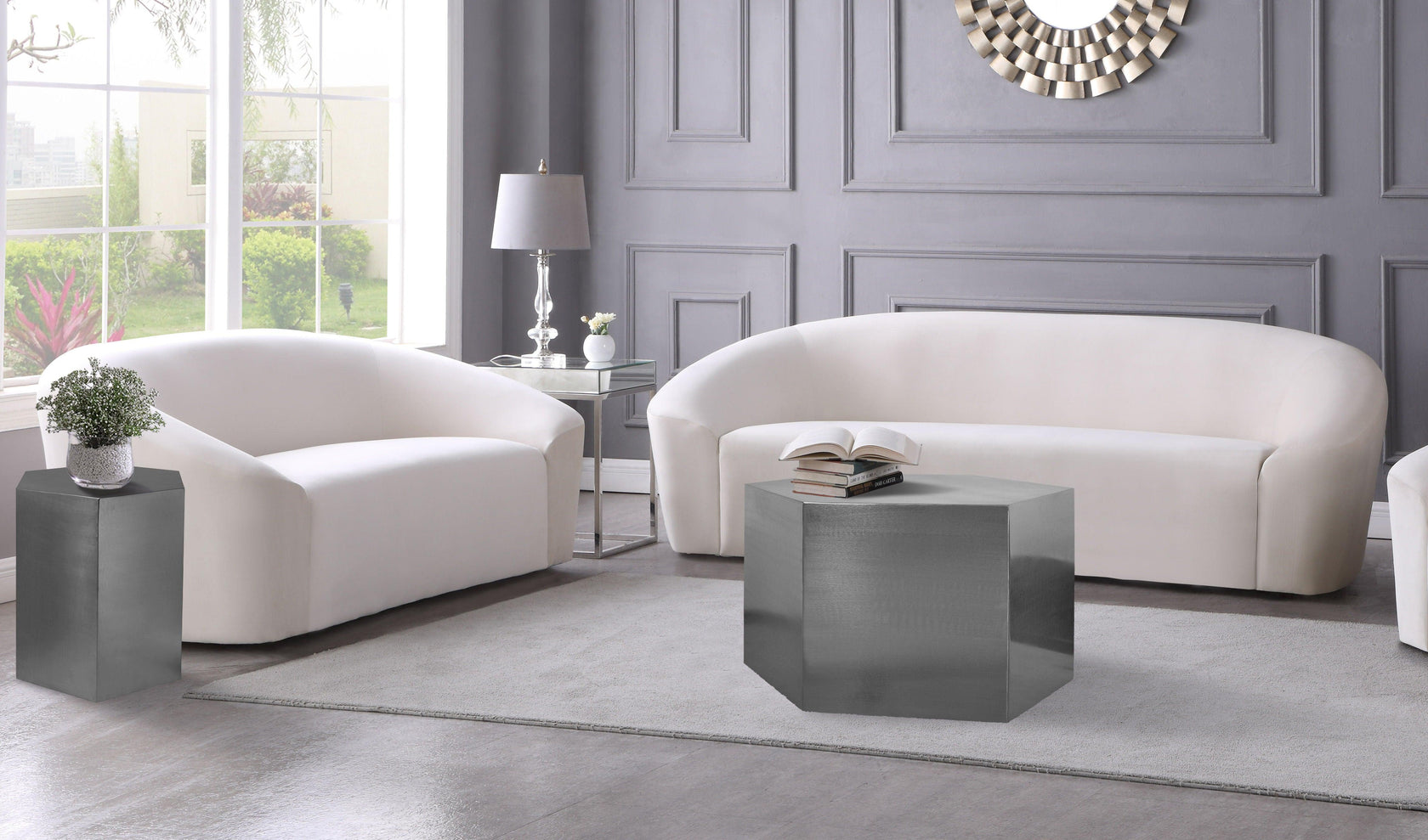 Meridian Furniture - Hexagon - Modular Shape Coffee Table - 5th Avenue Furniture