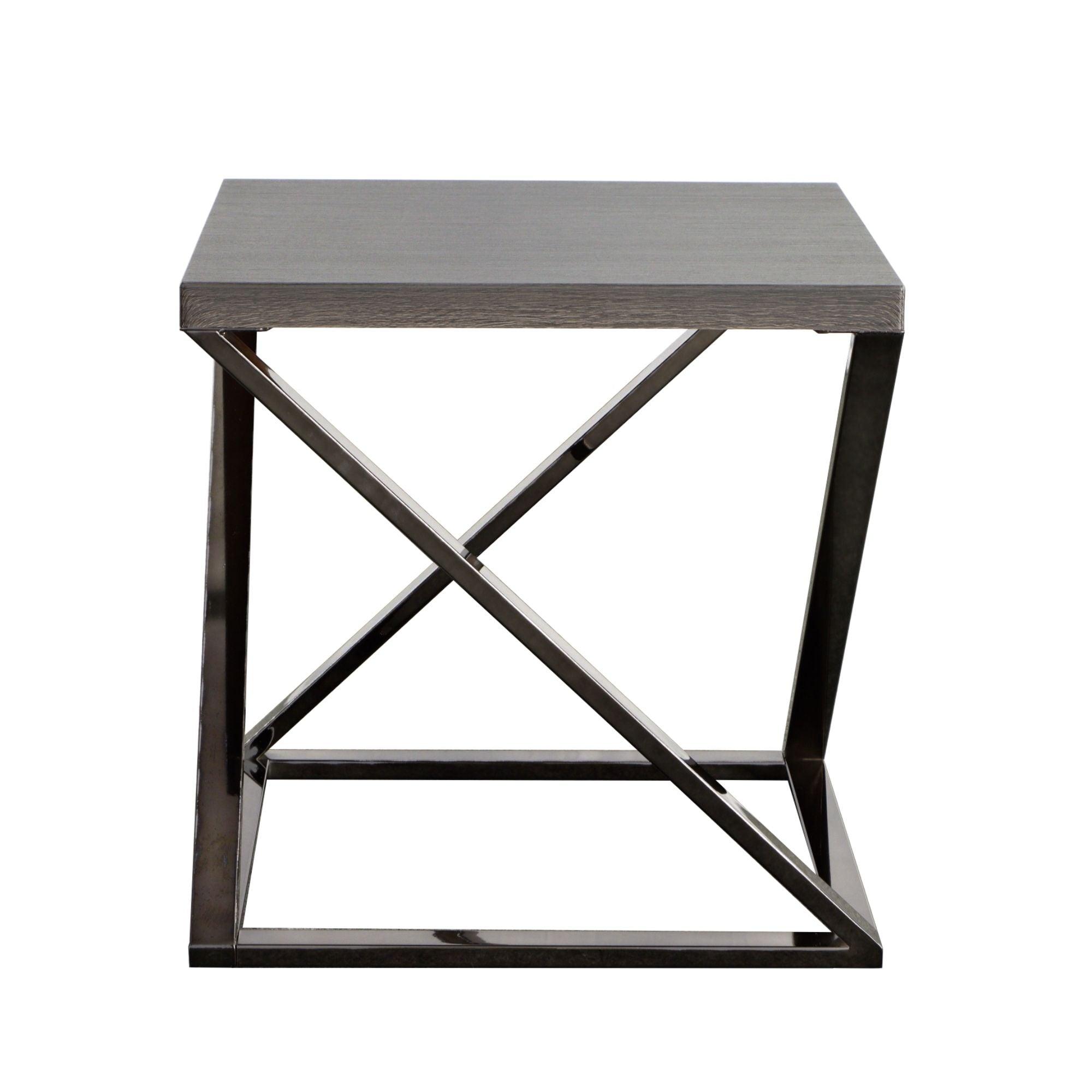 Steve Silver Furniture - Aegean - End Table - Gray - 5th Avenue Furniture