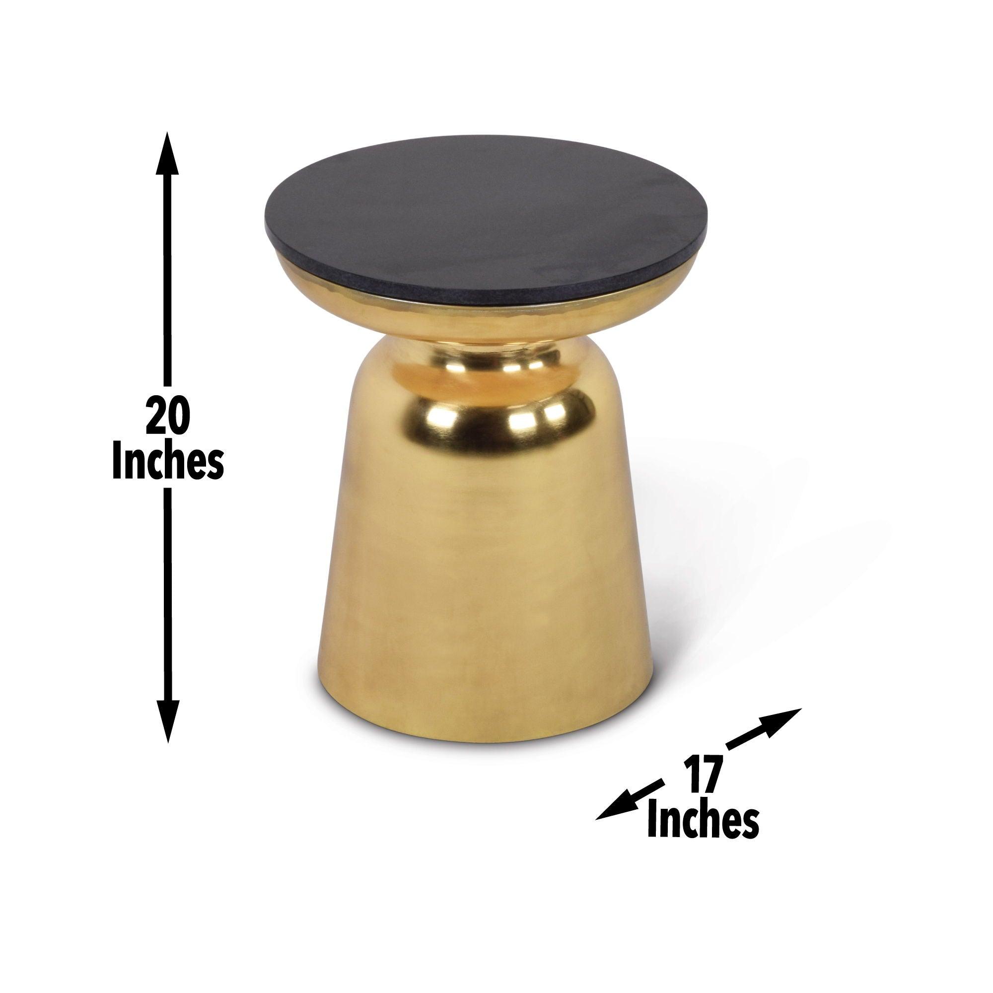 Steve Silver Furniture - Jovana - Round End Table - Black - 5th Avenue Furniture