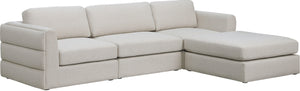 Meridian Furniture - Beckham - Modular Sectional 4 Piece - Beige - 5th Avenue Furniture