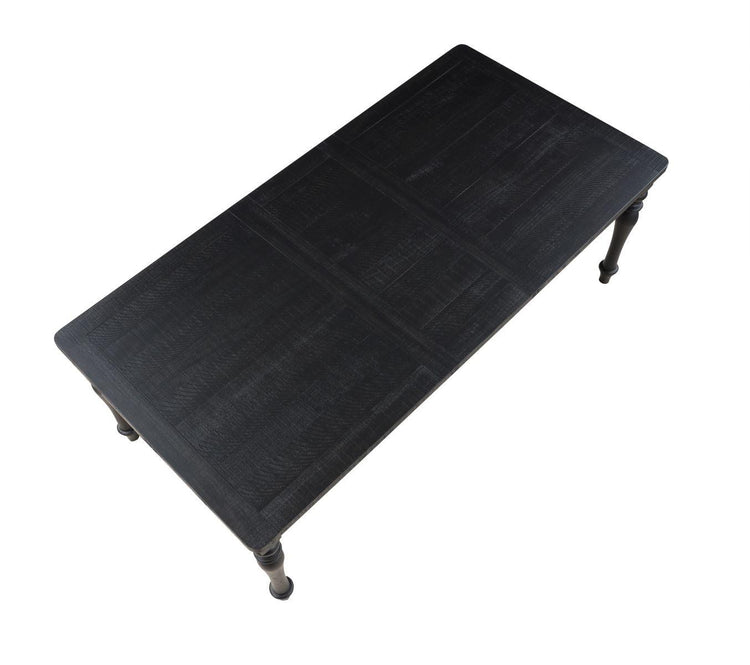 Steve Silver Furniture - Odessa - Dining Table With Leaf - Black - 5th Avenue Furniture