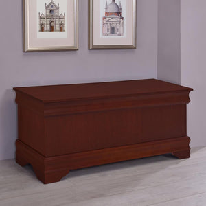 CoasterEssence - Pablo - Rectangular Cedar Chest - Warm Brown - 5th Avenue Furniture