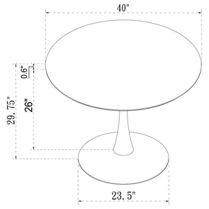 CoasterEveryday - Arkell - Round Pedestal Dining Table - 5th Avenue Furniture