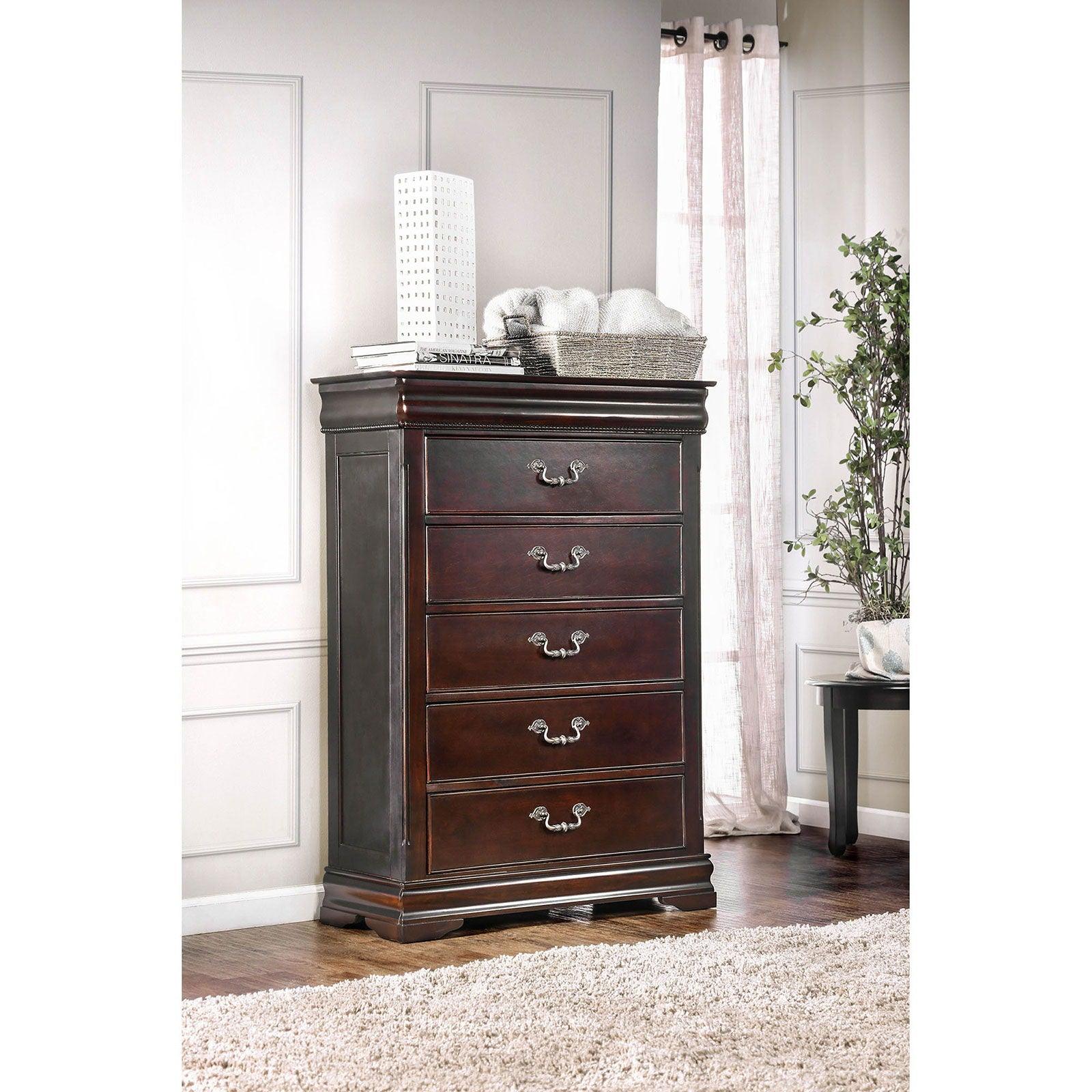 Furniture of America - Mandura - Chest - Cherry - 5th Avenue Furniture