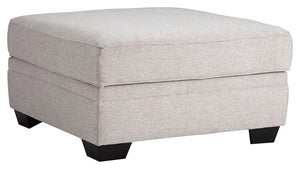 Ashley Furniture - Dellara - Chalk - Ottoman With Storage - 5th Avenue Furniture