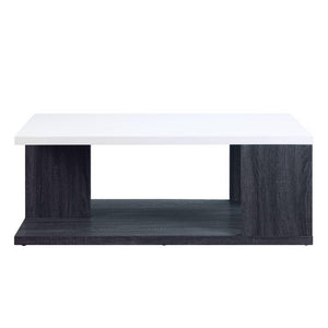 ACME - Pancho - Coffee Table - Gray & White High Gloss - 5th Avenue Furniture