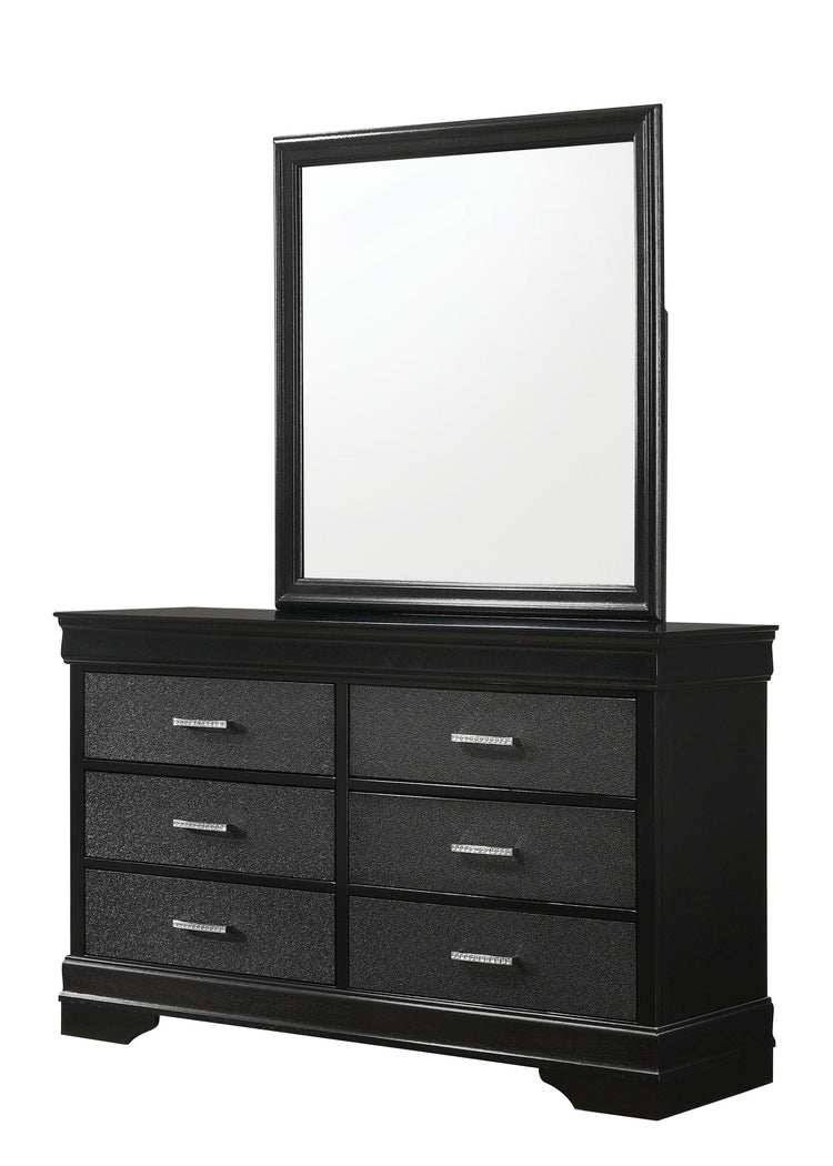 Crown Mark - Amalia - Dresser, Mirror - 5th Avenue Furniture