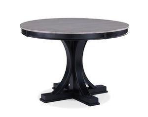 Crown Mark - Harriet - Round Dining Table - Charcoal & Gray - 5th Avenue Furniture