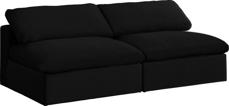Meridian Furniture - Serene - Modular Armless 2 Seat Sofa - 5th Avenue Furniture
