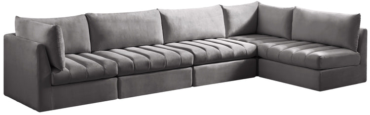 Meridian Furniture - Jacob - 5 Pc. Modular Sectional - 5th Avenue Furniture