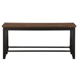 Steve Silver Furniture - Bermuda - Counter Bench - Black - 5th Avenue Furniture