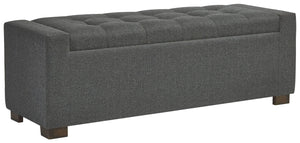 Ashley Furniture - Cortwell - Gray - Storage Bench - 5th Avenue Furniture