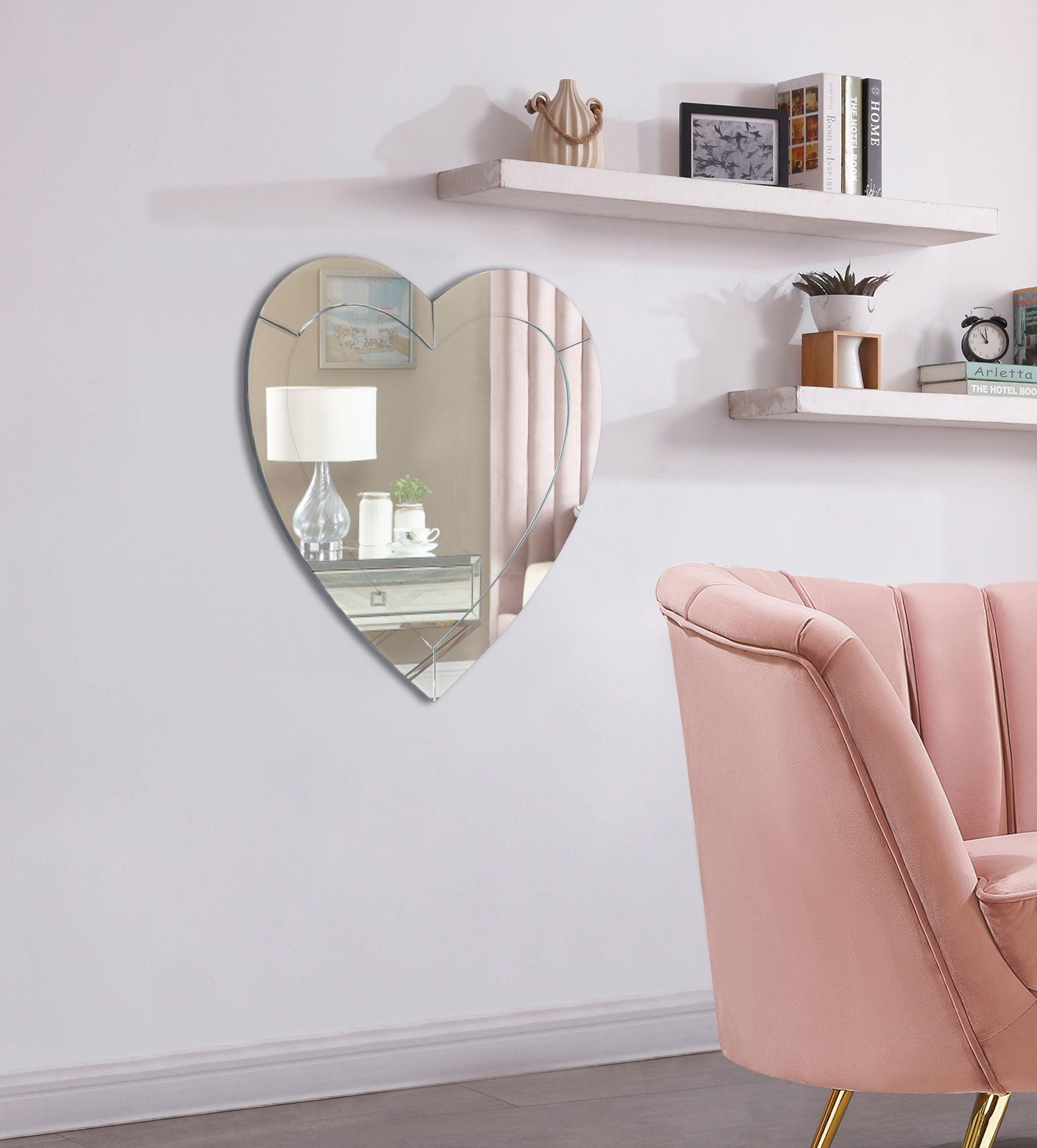 Meridian Furniture - Heart - Mirror - 5th Avenue Furniture