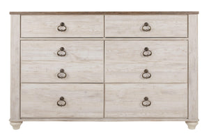 Ashley Furniture - Willowton - Dresser, Mirror - 5th Avenue Furniture