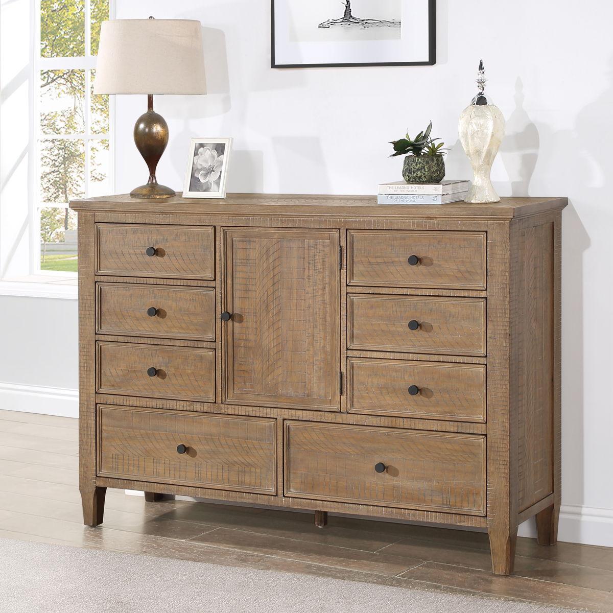 Steve Silver Furniture - Riverdale - 6 Drawer Dresser - Brown - 5th Avenue Furniture