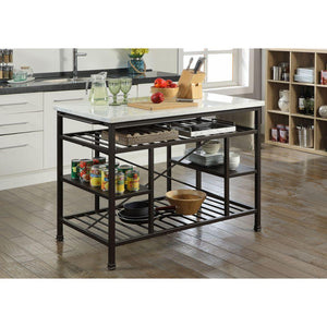 ACME - Lanzo - Kitchen Island (Counter) - 5th Avenue Furniture