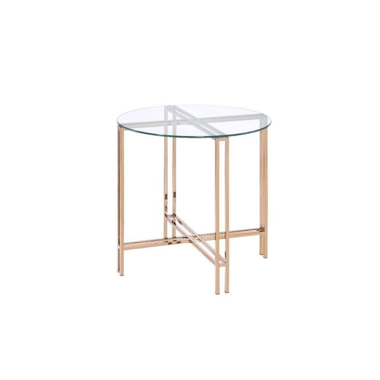 ACME - Veises - End Table - Champagne - 5th Avenue Furniture