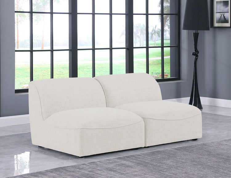 Meridian Furniture - Miramar - Modular Sofa Armless - 2 Seats - 5th Avenue Furniture