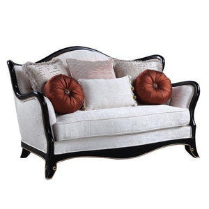 ACME - Nurmive - Loveseat - Beige Fabric - 5th Avenue Furniture