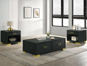 Crown Mark - Pepe - Coffee Table - Black - 5th Avenue Furniture