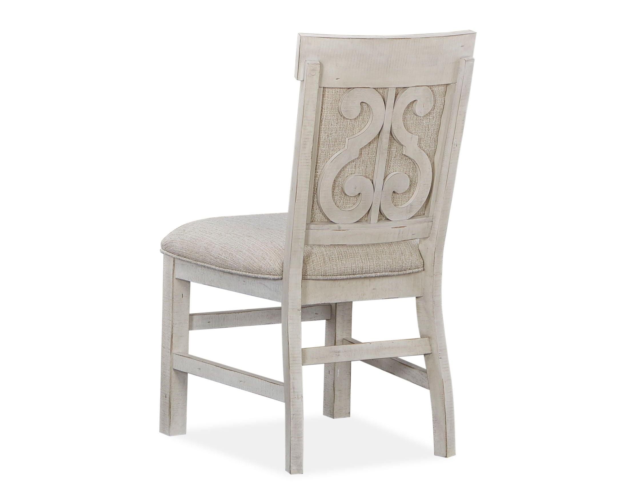 Magnussen Furniture - Bronwyn - Dining Side Chair With Upholstered Seat (Set of 2) - Alabaster - 5th Avenue Furniture