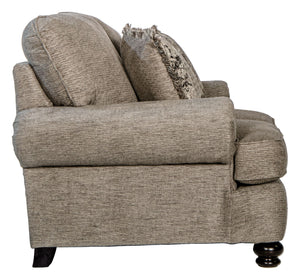 Freemont - Loveseat - Pewter - 5th Avenue Furniture