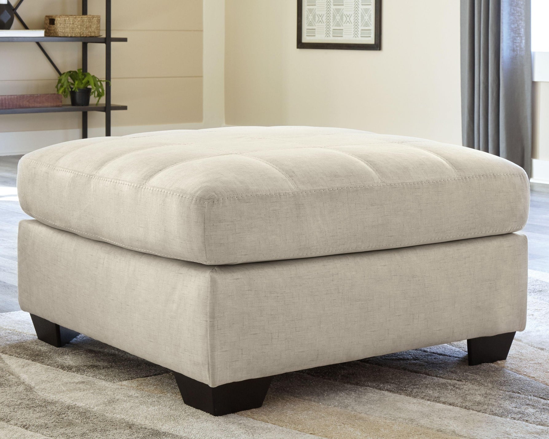 Ashley Furniture - Falkirk - Upholstered Ottoman - 5th Avenue Furniture