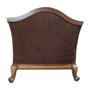 ACME - Beredei - Chair - Fabric & Antique Oak - 5th Avenue Furniture