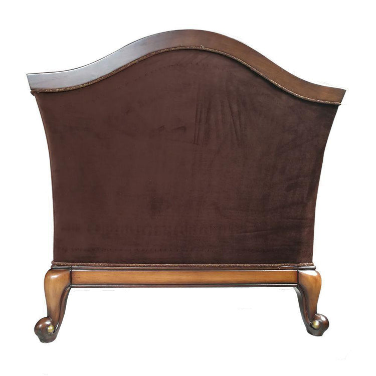 ACME - Beredei - Chair - Fabric & Antique Oak - 5th Avenue Furniture