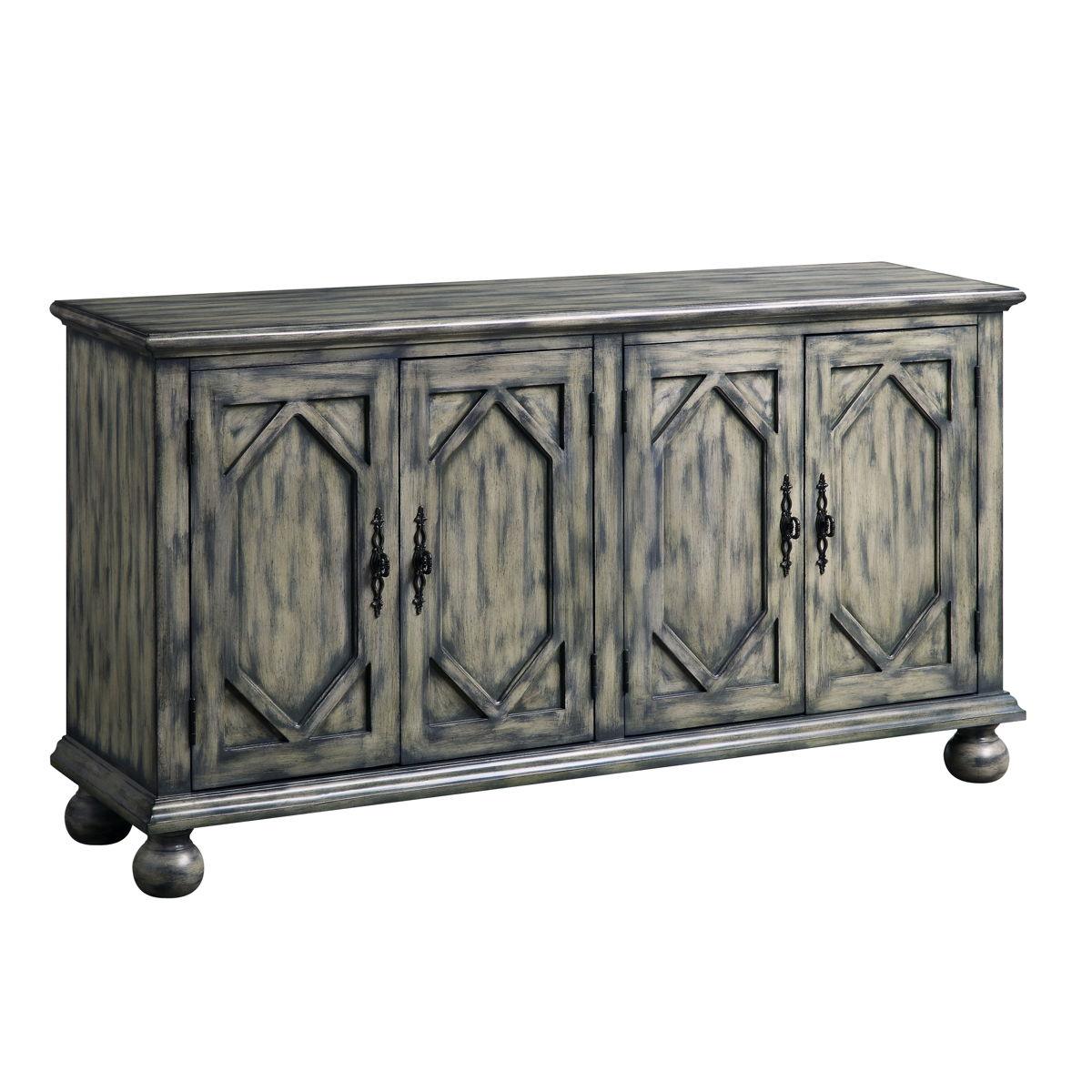 ACME - Pavan - Accent Table - Rustic Gray - 5th Avenue Furniture