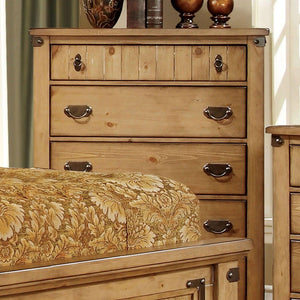 Furniture of America - Pioneer - Chest - Weathered Elm - 5th Avenue Furniture