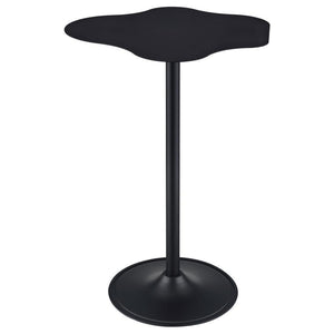 CoasterEssence - Keanu - Pedestal Cloud-Shaped Top Bar Table - Black - 5th Avenue Furniture