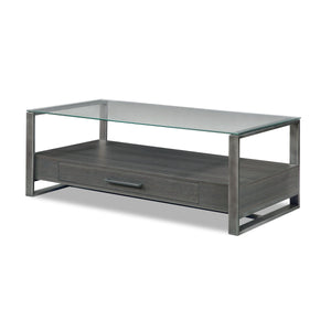 Crown Mark - Mardo - Coffee Table With Drawer - Gray - 5th Avenue Furniture