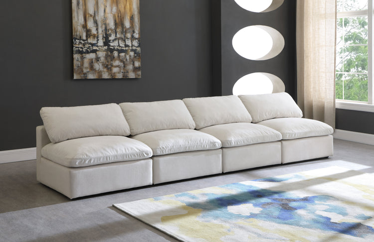 Plush - Modular Armless 4 Seat Sofa - 5th Avenue Furniture