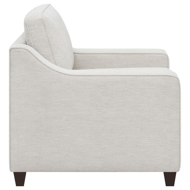 CoasterElevations - Christine - Upholstered Cushion Back Chair - Beige - 5th Avenue Furniture